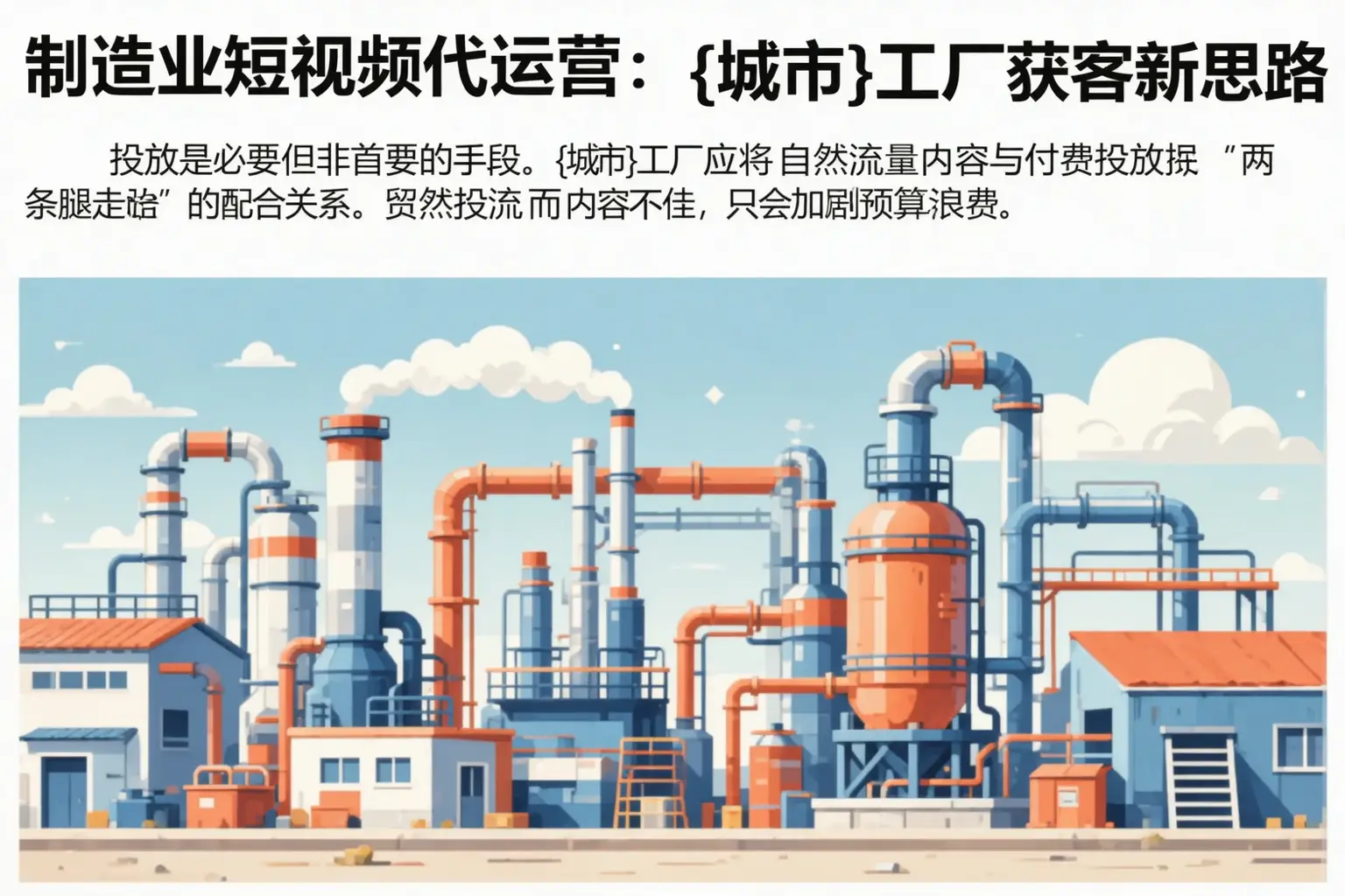 制造业短视频代运营:平舆工厂获客新思路